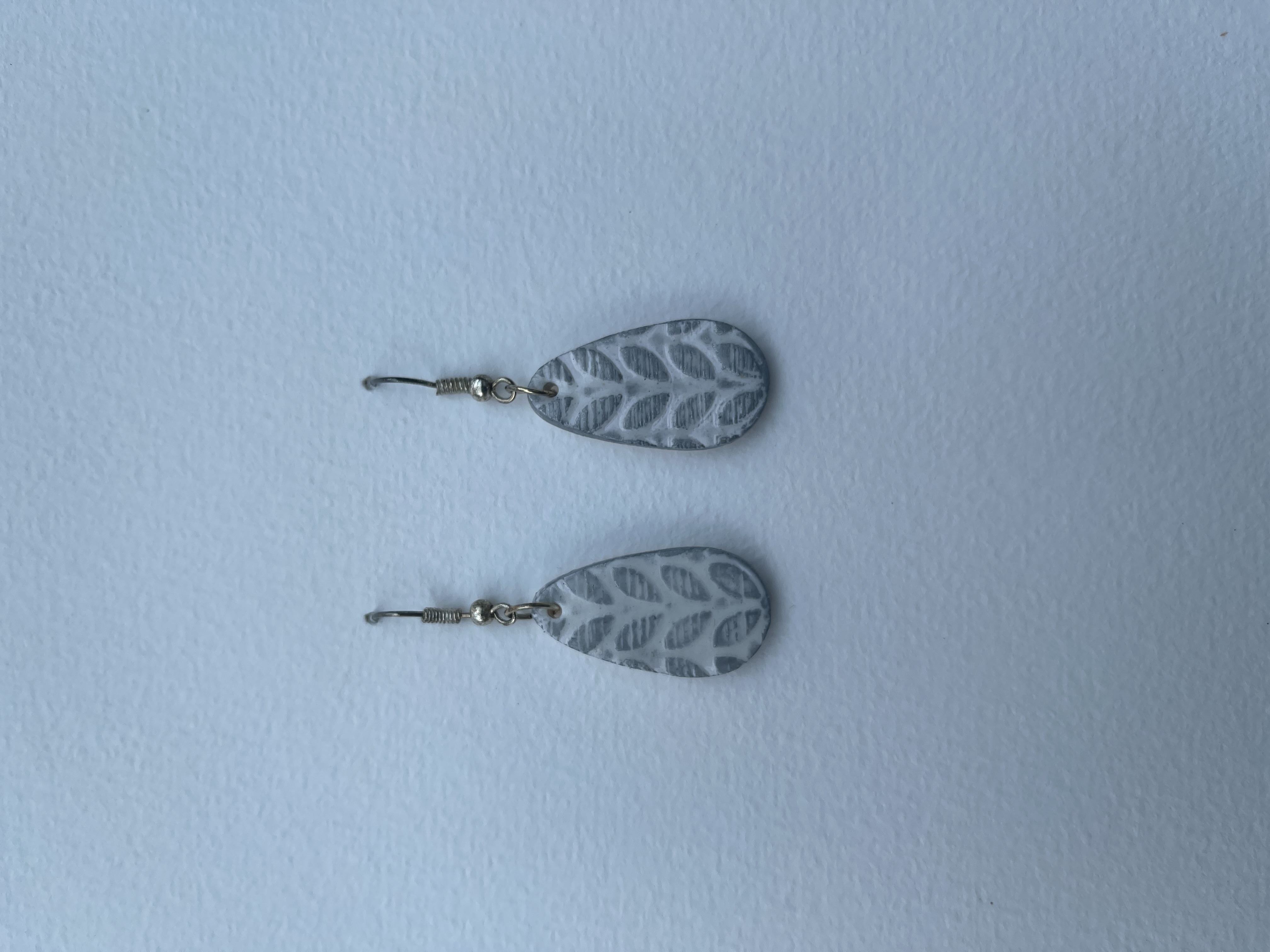 Teardrop abstract earrings