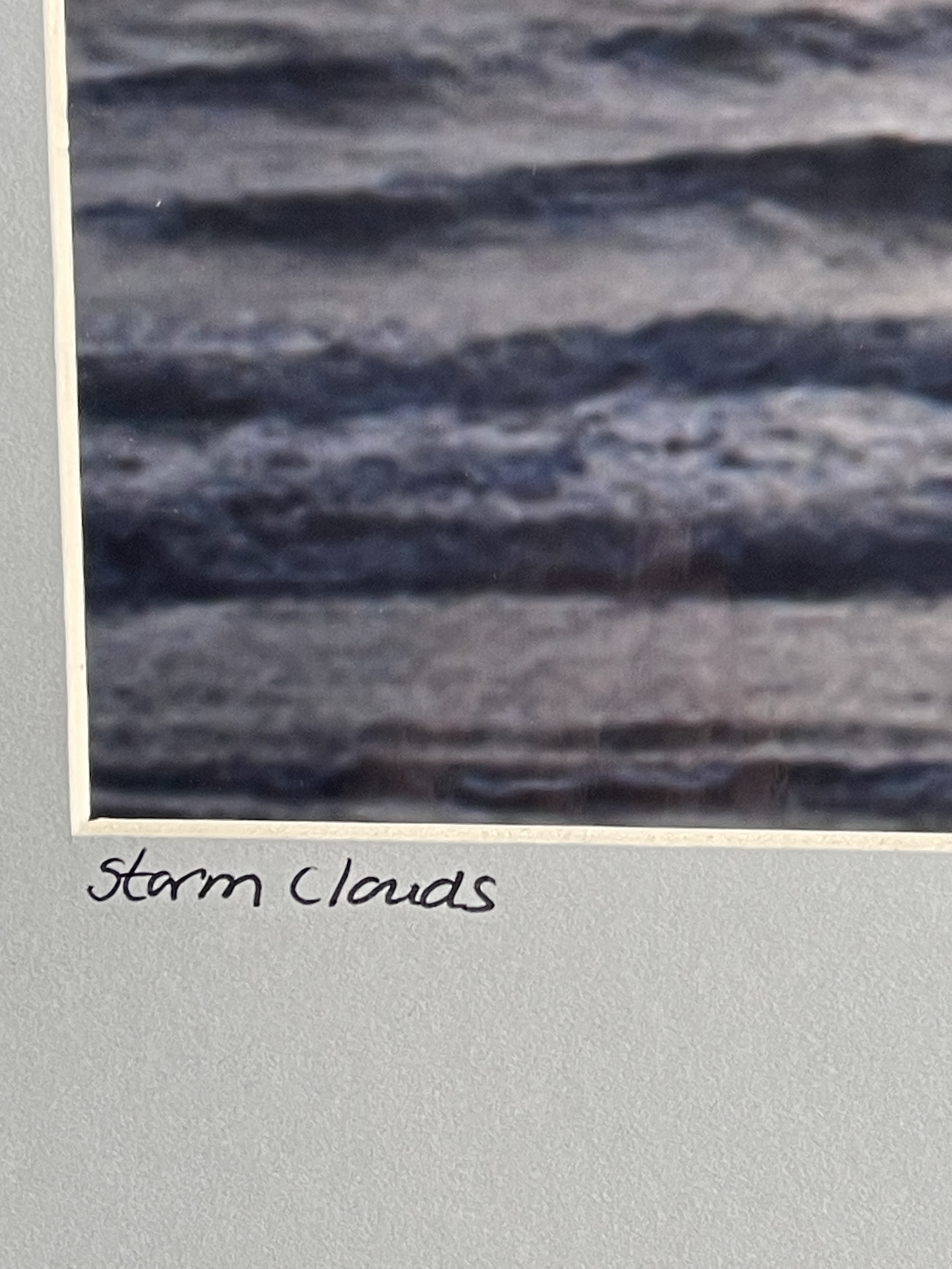 ‘Storm Clouds’ . Grey image 2