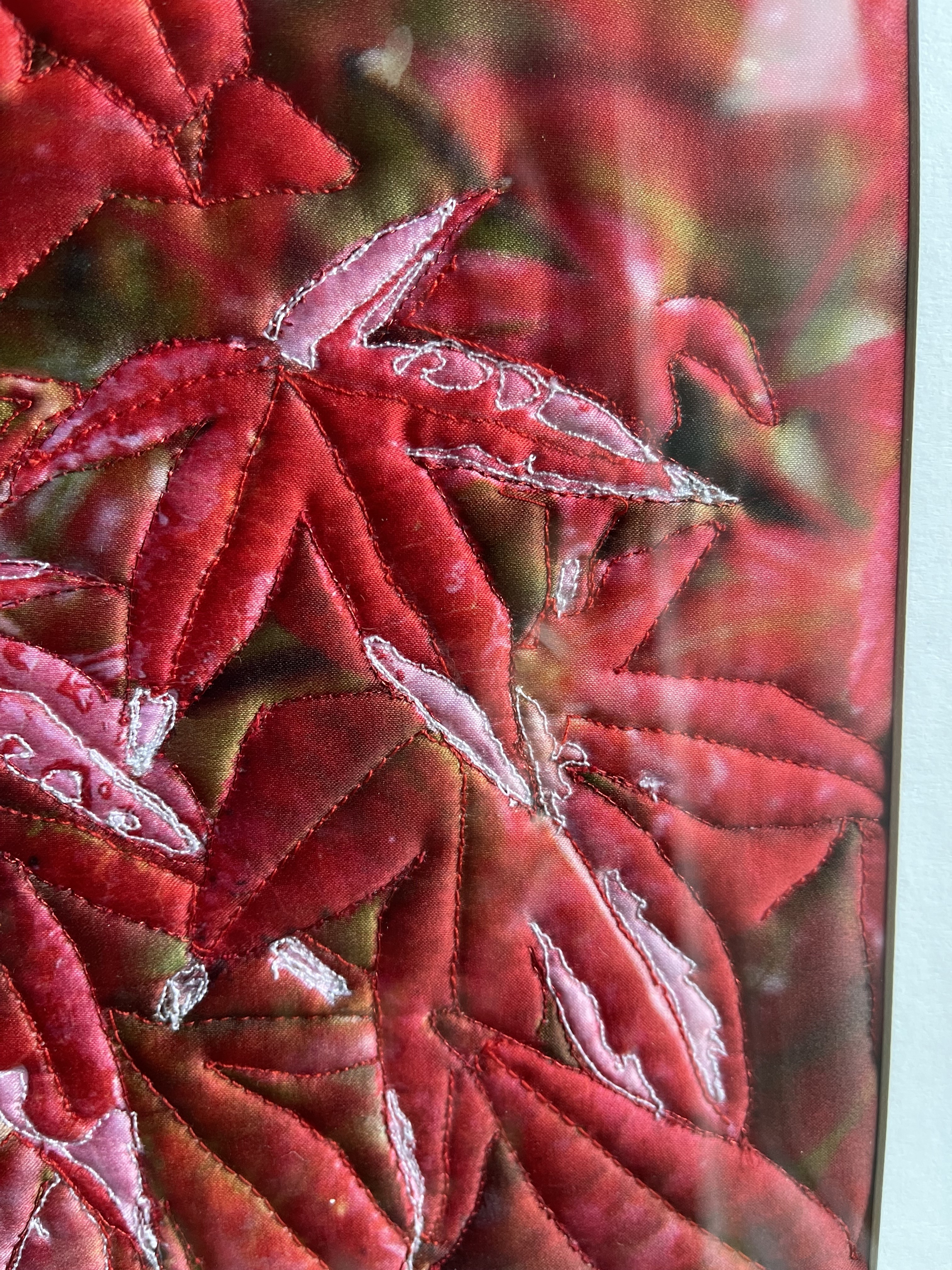 Japanese Maple – Quilted Textile Art image 2