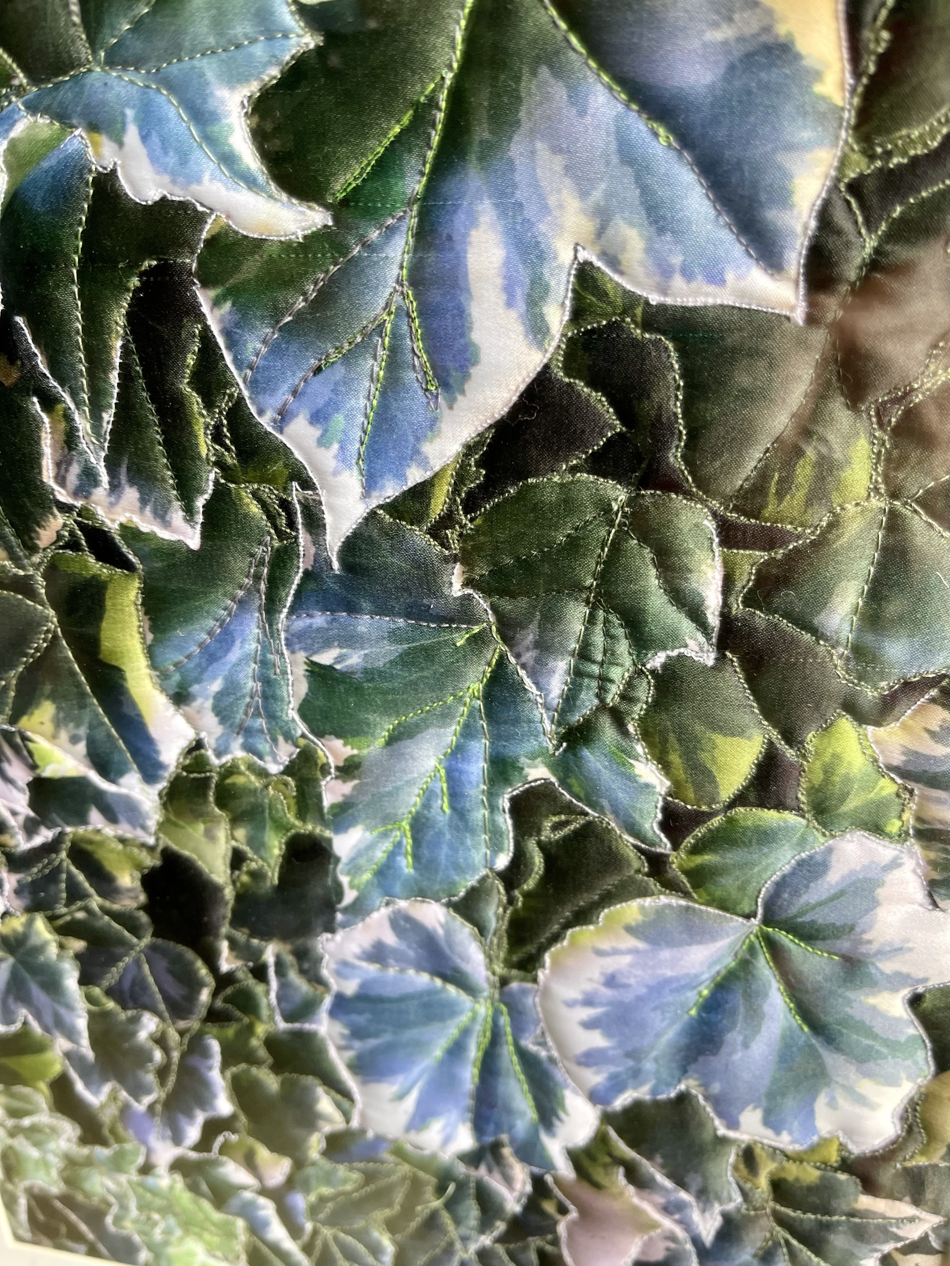 Ivy -Quilted Textile Art image 2